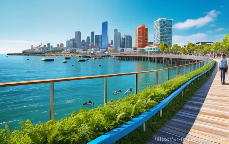 해양 재생에너지의 정책적 지원 방안 - **Prompt:** "A vibrant, collaborative research and development center focused on marine renewable en...